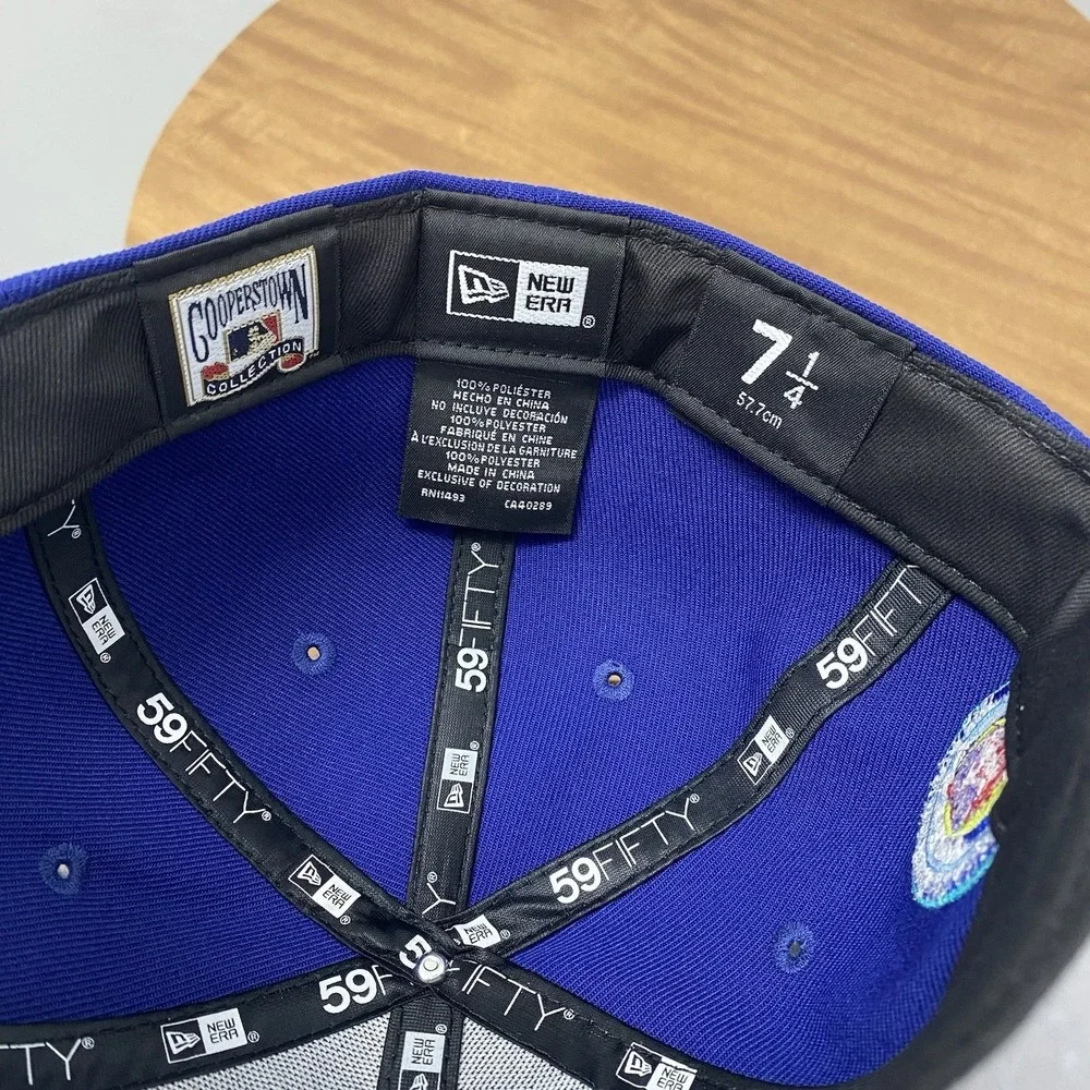 New‎ Era 59FIFTY Detroit Tigers World Series 50th Anniversary Blue Hat 7 1/4